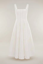 White dress on a white clean background 